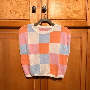 Colorful Patchwork Women's Sweater